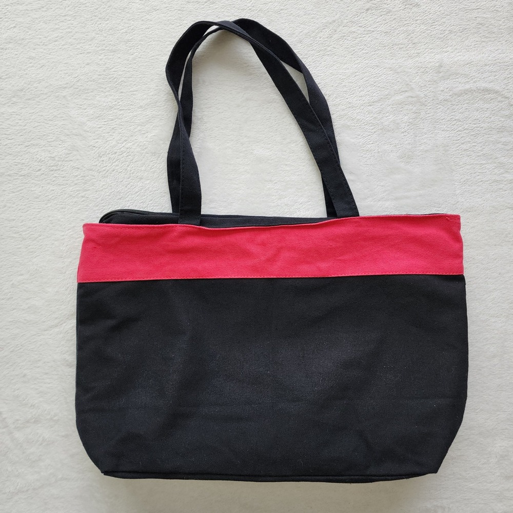Alaska Canvas Tote Bag Black Red Pink‎ Sunset Moose Souvenir - Picture 12 of 13